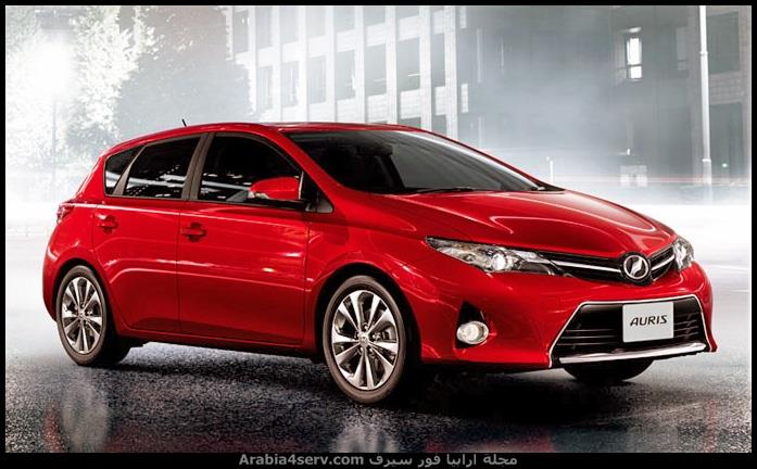 تويوتا اوريس 2015 حمراء
