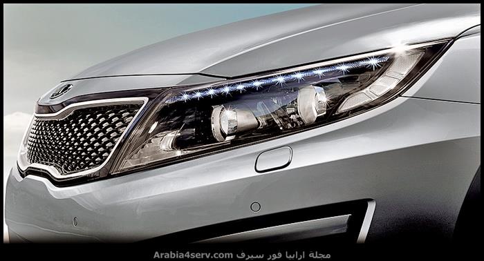 مصابيح كيا اوبتيما 2015 الأمامية